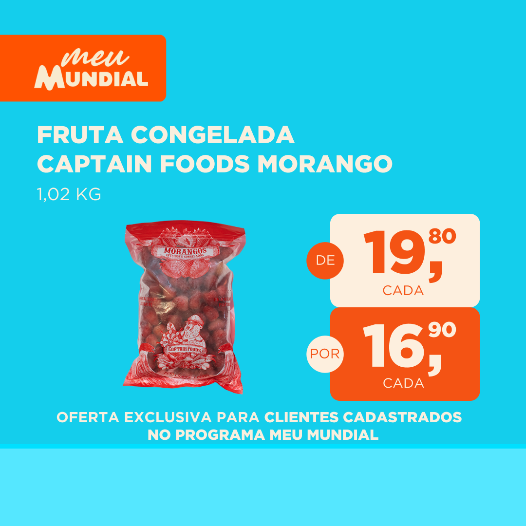 Ofertas do Programa Meu Mundial | 07/07 a 13/07/2025 Fruta Congelada