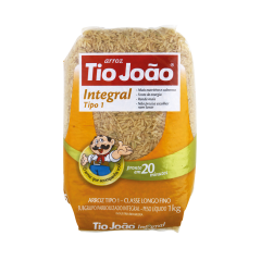 ARROZ TIO JOÃO PARBOILIZADO INTEGRAL 1 KG (20178)