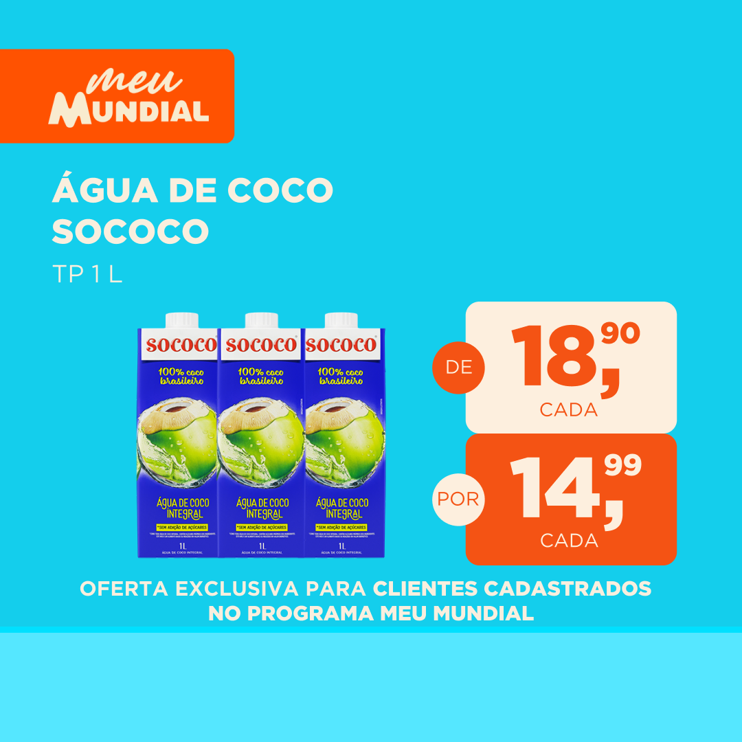 Programa Meu Mundial | 14/07 a 20/07 Agua de Coco