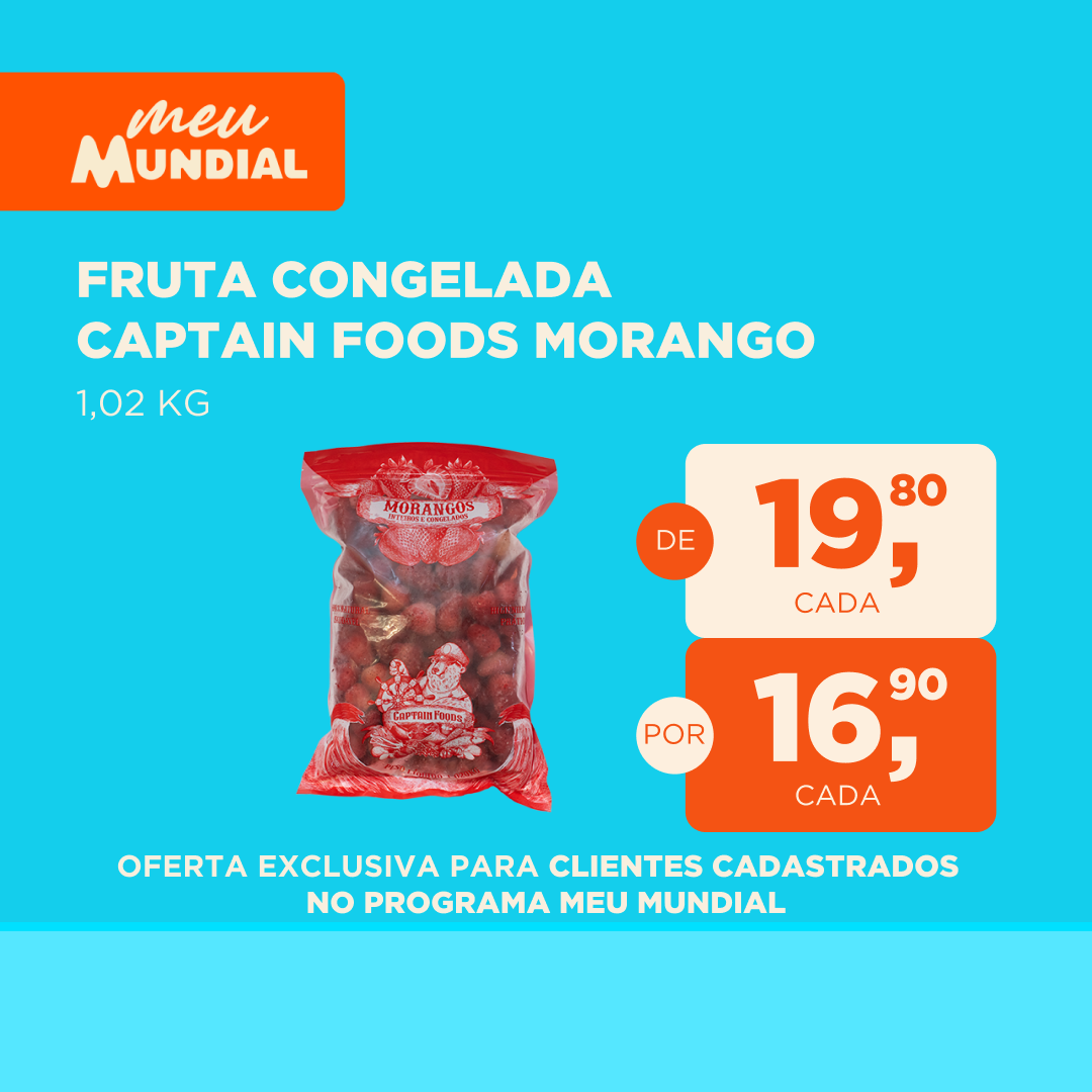 Programa Meu Mundial - Validade das Ofertas - 11 a 17/08/2025 Fruta Congelada