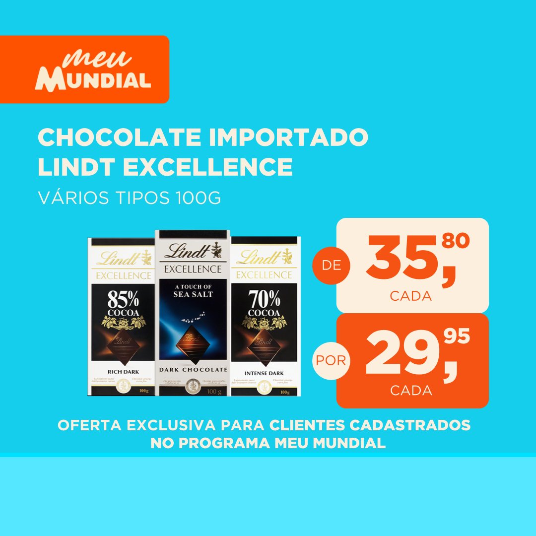 Programa Meu Mundial | Inclusão das ofertas no site | 25.08 a 31.08.2025 Chocolate Importado