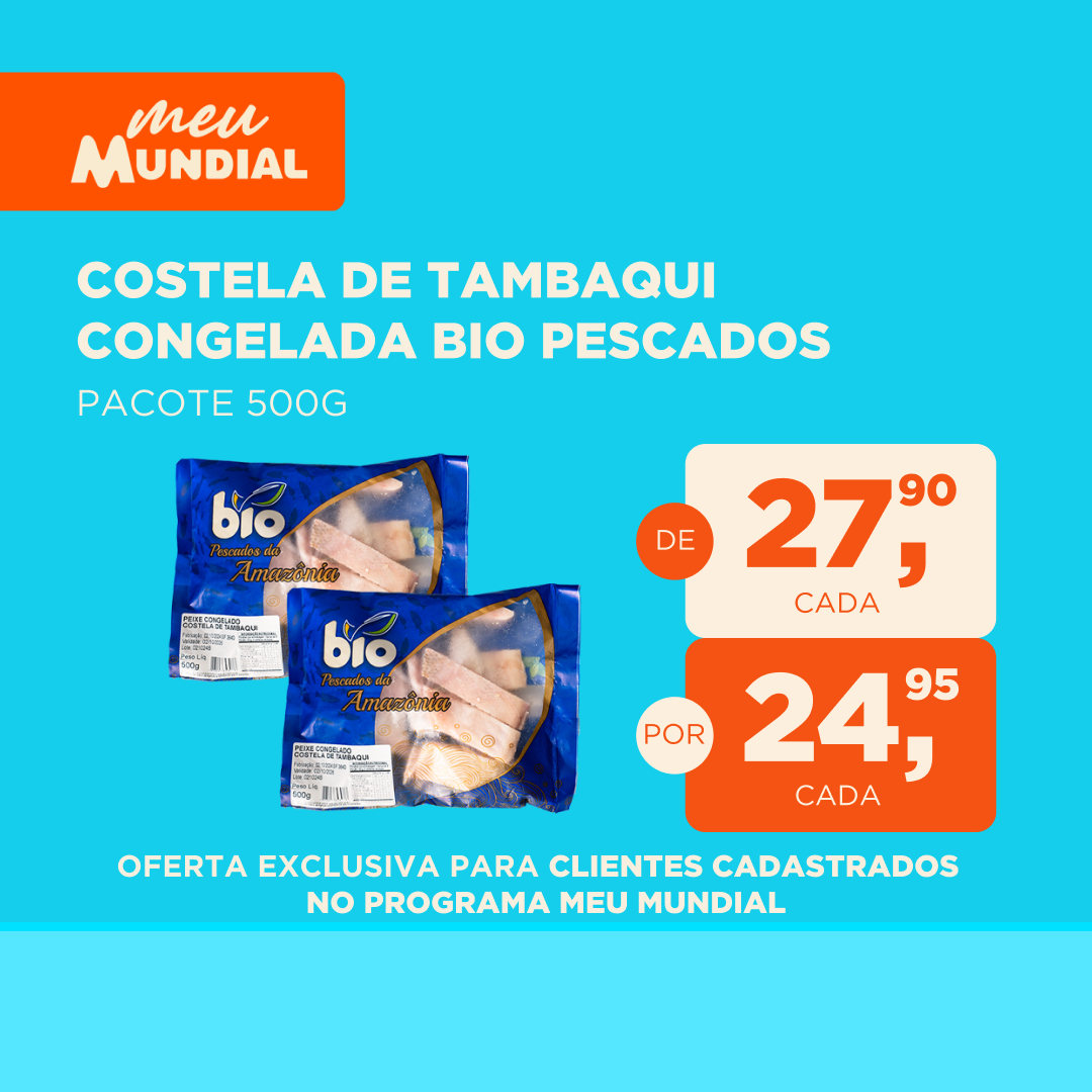 Ofertas do Programa Meu Mundial | 23.06 a 29.06 Costela de Tambaqui