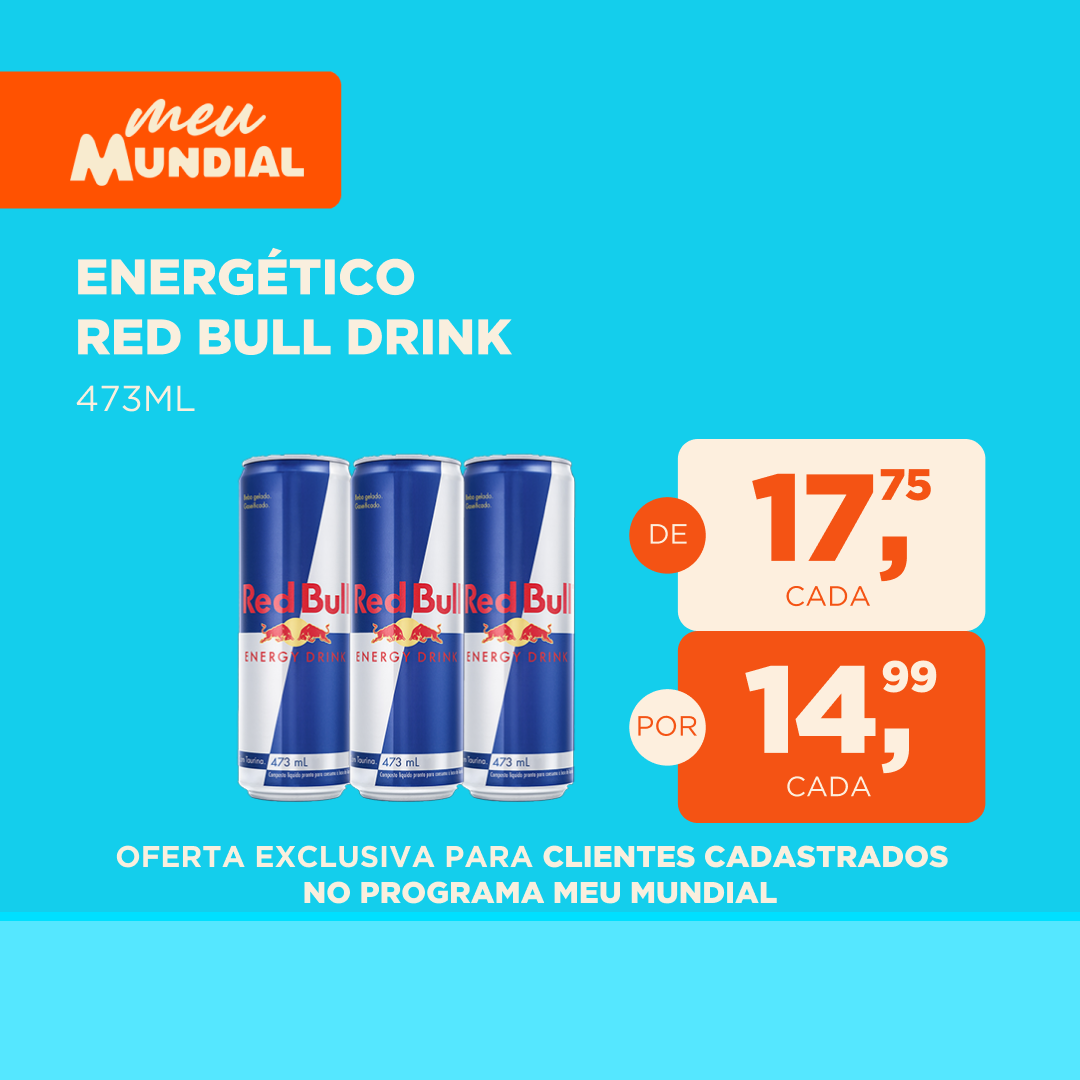 Programa Meu Mundial - Validade das Ofertas - 11 a 17/08/2025 Red Bull