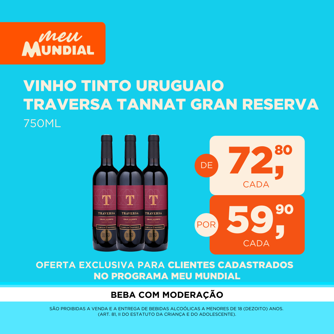 Programa Meu Mundial | 30/06 a 06/07/2025 Vinho Tinto