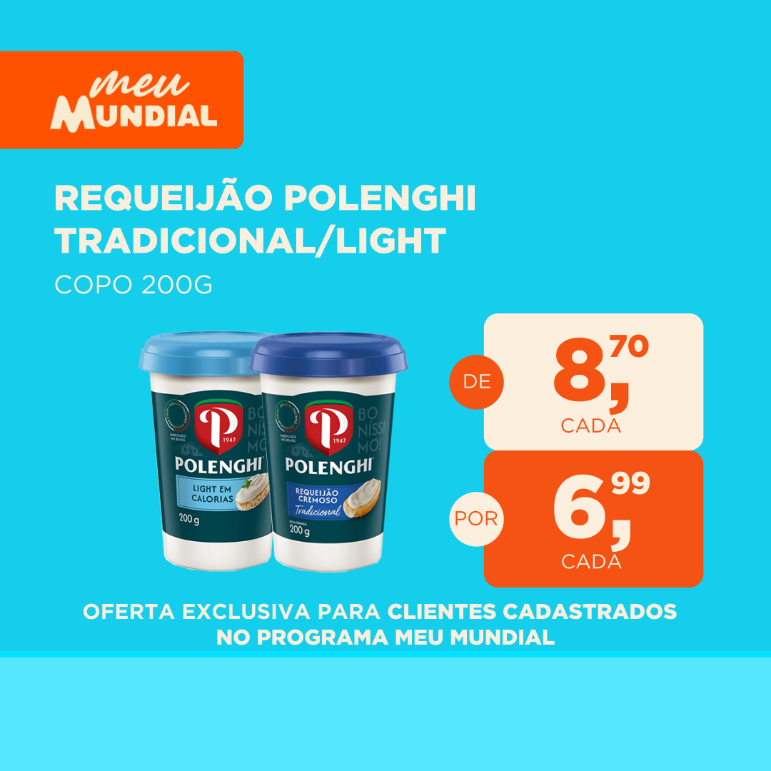 Programa Meu Mundial | 14/07 a 20/07 Requeijao Polenghi